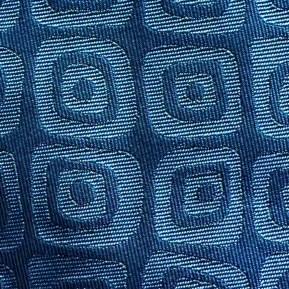 Salvatore Ferragamo Blue on Blue RECENT Silk Tie